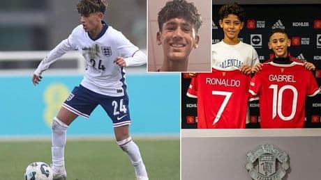 Man United 'break shirt number history' for 'Kid Messi' wonderkid, 14 - as Red Devils close in on new deal for teen wanted by major European clubs