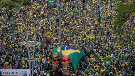 Brazilians Protest as Bolsonaro Coup Trial Nears Verdict