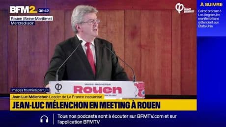 Bateau pour Gaza intercepté: "La personne de madame Rima Hassan est sacrée parce qu'elle est députée du peuple français", assure Jean-Luc Mélenchon