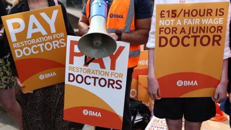 Streeting to give UK doctors priority on NHS jobs, but won’t boost pay offer