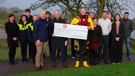 One of Kirkcudbright's biggest employers donates £37,500 to town's lifeboat crew