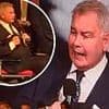 Eamonn Holmes faces chorus of boos as he accepts the accolade for GB News at the TRIC Awards in his wheelchair