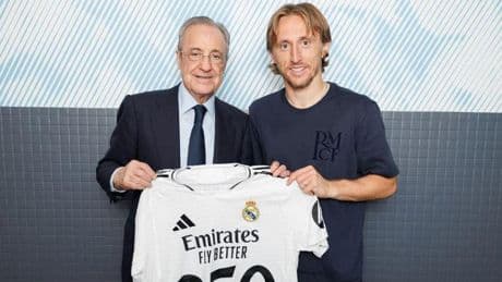Florentino Pérez: “El legado de Modric permanecerá para siempre”