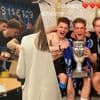 KIJK. Het bleef al bij al rustig in de kleedkamer: Club viert bekerwinst met frietjes en champagne