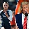 Violent protests erupt in California as trans athlete thrashes female rivals in defiance of Trump's executive order - as her glamorous mother hits back at president