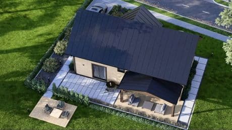 Un porche, hasta cuatro habitaciones y 127 metros cuadrados: la casa prefabricada perfecta para una familia