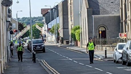 Homes evacuated and man arrested in Llanelli after ‘bomb found near Post Office’