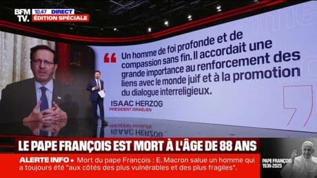 Emmanuel Macron, Ursula von der Leyen, Isaac Herzog... Les responsables politiques rendent hommage au pape François, mort à 88 ans