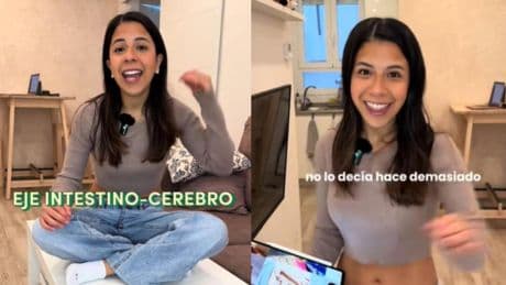 Ana Lucía, nutricionista: “El intestino y el cerebro están muy ligados; cuando estamos muy estresados, entramos en 'modo alerta', el cuerpo se prepara para huir y deja la digestión en segundo plano”