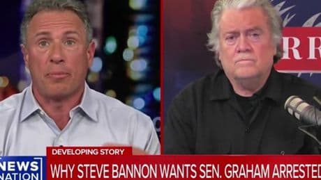 Steve Bannon keeps calling for Lindsey Graham to be ‘thrown in jail’ for ‘stirring it up’ in Ukraine