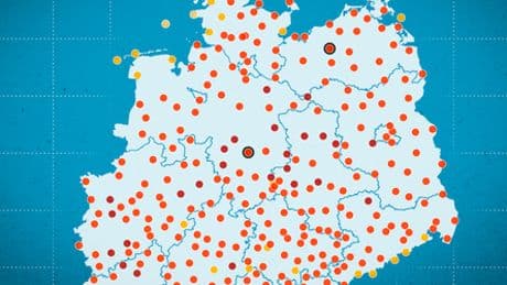 Hitze in Deutschland: Wo heute Rekordwerte gemessen wurden - Deutschlandkarte