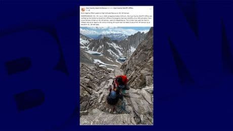 États-Unis: une randonneuse sauvée 28 heures après une grave chute à plus de 4.000 mètres d'altitude