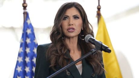 Border wall will be painted black at Trump's request, Kristi Noem says