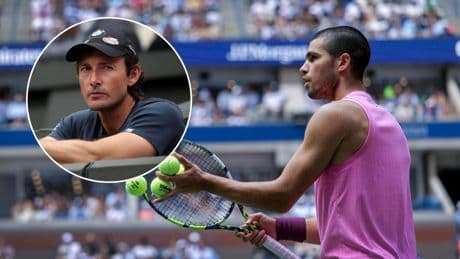 Ferrero, rendido a Carlos Alcaraz antes de la semifinal contra Djokovic: "Le estoy viendo mejor que nunca"