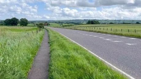Runner seriously hurt in road crash on Lanarkshire country road