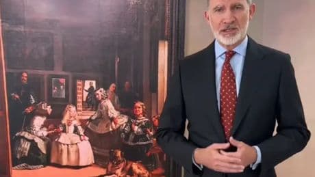 El Rey, por primera vez en Instagram para explicar 'Las Meninas' de Velázquez del Museo del Prado