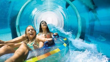 I took my kids to the winter sun city with the world’s largest waterpark – here’s how we visited for free
