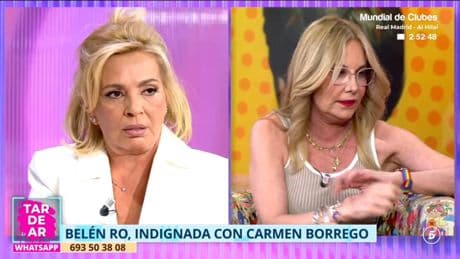 Belén Ro se enfada con Carmen Borrego por el homenaje a María Teresa Campos
