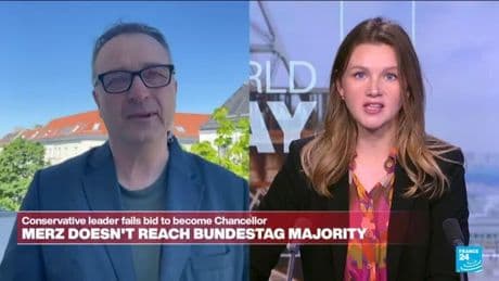 Blow for Merz as he misses majority in first vote for chancellor for the first time in history