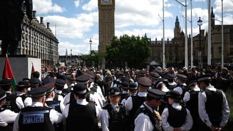 Hundreds of people face arrest at Palestine Action march on Saturday