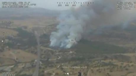 Declaran la Situación Operativa 1 por un incendio en Colmenar Viejo en una zona cercana a la del fuego de Tres Cantos