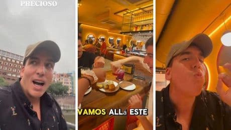 Xuso Jones vuelve a Bilbao: «Este es el mejor pintxo que he probado en mi vida»