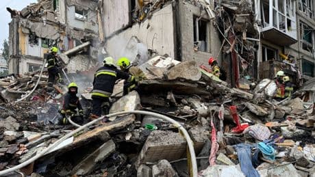 Boy, 6, among dead in Russian drone and missile attack on Kyiv