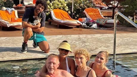 Boris postet Fotos mit Schwester - Hier planscht Familie Becker