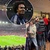 Joshua Zirkzee aims savage dig at Man United fans for leaving Old Trafford early after Red Devils pulled off crazy comeback win over Lyon to reach Europa League semi-finals