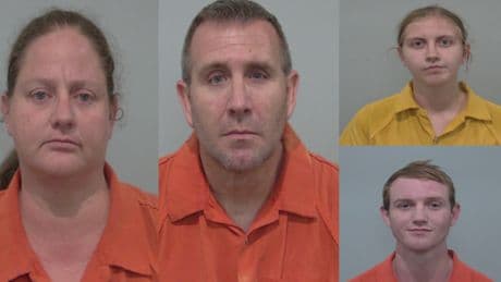Four adults accused of torturing kids by putting them in cages and spraying their faces with vinegar