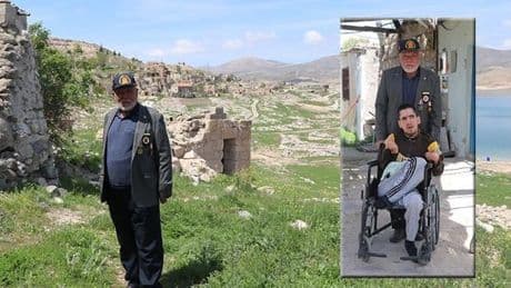Yatalak oğlu için terk edilen mahallede yaşıyor: ' 35 senedir onun için bu köyü bekliyorum'