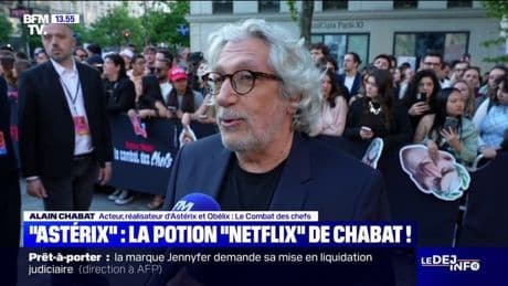 "Je les trouve toujours inspirants": Alain Chabat confie "ne pas se lasser" des personnages d'"Astérix et Obélix"