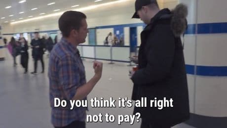 MP Robert Jenrick filmed confronting fare-dodging yobs  on the Tube to highlight lawlessness in London