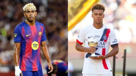 Ballon d’Or : Yamal, Doué, Neves... Les 10 nommés pour le Trophée Kopa