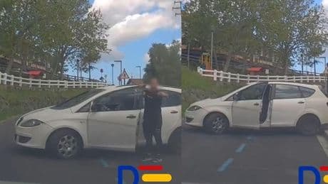 Se encuentra a un coche averiado en medio de una carretera de Vizcaya y, en lugar de bajar a ayudar, empieza a pitarle para que se quite: “Seguro que al darle al claxon se arregla, qué gente más egoísta”