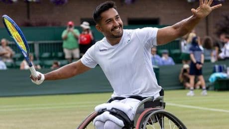 Milli para tenisçi Ahmet Kaplan, Wimbledon'da yarı finale çıktı