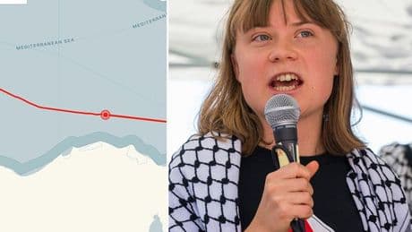 Freedom Flotilla tracker LIVE as Greta Thunberg boat aims to break Israel's aid siege