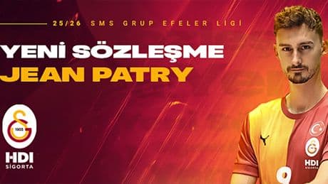 Galatasaray, Fransız voleybolcu Jean Patry'nin sözleşmesini uzattı