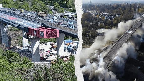 Salzbachtalbrücke in Wiesbaden: So entstand der Autobahn-Koloss