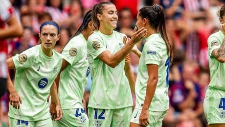 Un gol de Patri para recordar en el 1-8 del Barça al Athletic