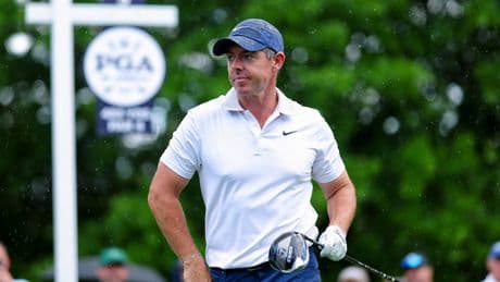 PGA Championship LIVE: Tee times and leaderboard as Rory McIlroy resparks Bryson DeChambeau rivalry