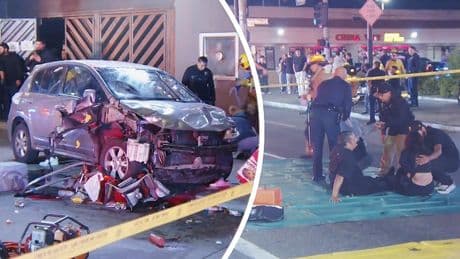 Auto rijdt in op menigte in Los Angeles, zeker dertig gewonden