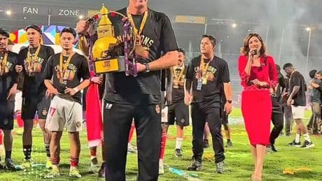 Former Premier League star, 51, who won four promotions reveals winning league title in NEPAL is biggest achievement