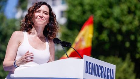Discurso completo de Ayuso en la manifestación contra Sánchez: &quot;Dictadura de las minorías&quot;