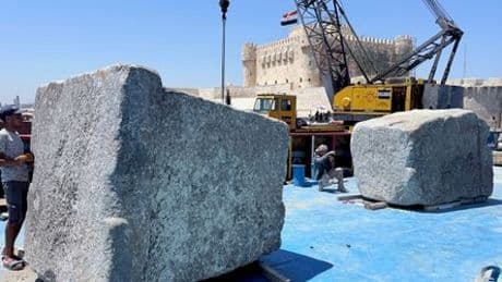 Weltwunder der Antike: Archäologen bergen Fundamentteile des Leuchtturms von Alexandria
