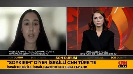 İsrail'de bir ilk: Soykırım raporu... "Soykırım" diyen İsrailli CNN Türk'te