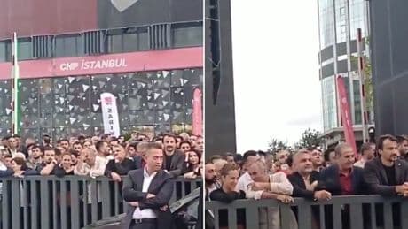 CHP İstanbul İl Başkanlığının önünde nöbet sürüyor