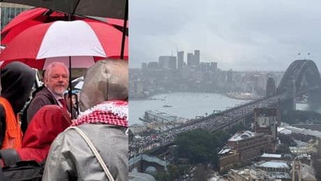 Sydney, 90mila in corteo per Gaza. In piazza anche Assange: “Basta bambini che muoino di fame”