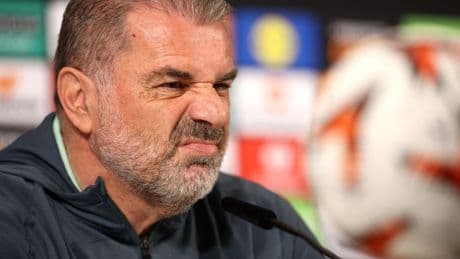 Ange Postecoglou fumes after being labelled a ‘clown’ and refuses to answer question during press conference