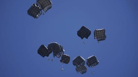 Canadian Armed Forces airdrop 21,600 pounds of humanitarian aid into Gaza